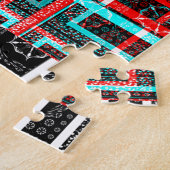 マイスクエア迷路デザイン ジグソーパズル (側面)