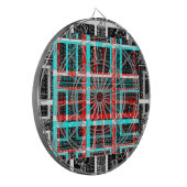 マイスクエア迷路デザイン ダーツボード (正面左)