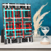 マイスクエア迷路デザイン フォトプラーク (側面)