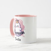 マイスクリーンクイーンかわいいハロウィンガールフレンド用マグカップ マグカップ (正面左)