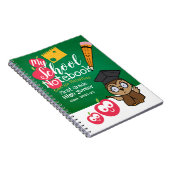 マイスクールパーソナライズされた ノートブック (右側)