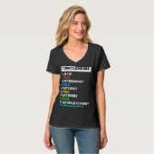 マイスケジュールパーフェクトデイポロホーススポーツ Tシャツ (正面フル)