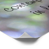 マイスターエクハルト熟考引用文ポスター ポスター (角)