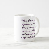 マイスター・エックハルトの引用文のマグ コーヒーマグカップ (正面右)