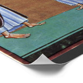 マイスター・デ・ペによって鍵を受け取った聖ペテロ ポスター (角)