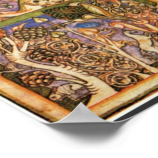 マイスターDer Carmina Buranaによる森林景観 ポスター (角)