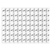 マイステップの注文パターン（の模様が）ある テーブルクロス (正面(横))