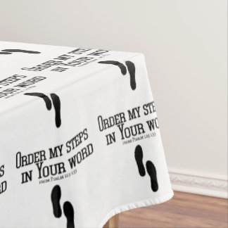 マイステップの注文パターン(の模様が)ある テーブルクロス