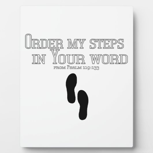 マイステップの注文 フォトプラーク (正面)