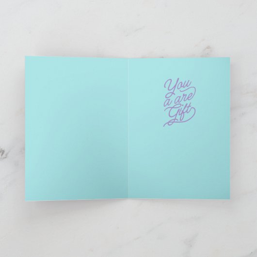 マイステップママパステル絞り染めカード カード (内部)