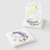 マイストーンコースターのハートを解除 ストーンコースター (横)