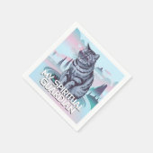 マイスピリチュアルガーディアンキャット スタンダードカクテルナプキン (角)