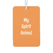 マイスピリットアニマルスロスカーエアーフレッシュナー カーエアーフレッシュナー (裏面)