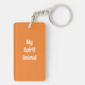 マイスピリットアニマルスロッキーチェーン キーホルダー (裏面)