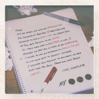 マイスリーセントコースター ガラスコースター