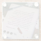 マイスリーセントコースター ガラスコースター (裏面)