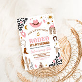 マイセカンドロデオ女性のカーボーイワイルドウエストサウスウエス 招待状