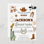 マイセカンドロデオ誕生日ワイルドウエスト ポストカード (正面/裏面)