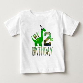 マイセカンド誕生日パーティーベビーTシャツ ベビーTシャツ