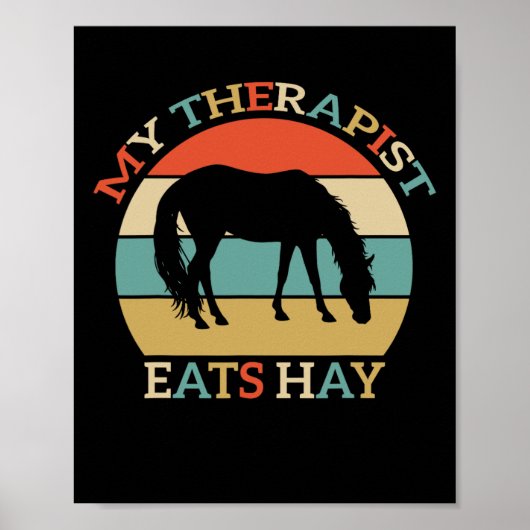 マイセラピスト食べハイヴィンテージ乗馬ウォム ポスター (正面)