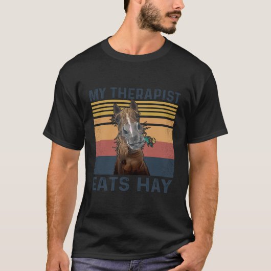 マイセラピスト食べヘイホース Tシャツ (正面)