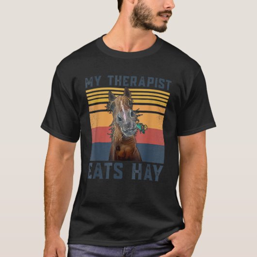 マイセラピスト食べヘイホース Tシャツ (正面)