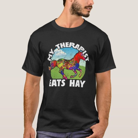 マイセラピスト食べヘイ馬 Tシャツ (正面)