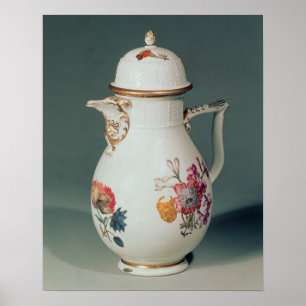マイセンコーヒーポット、c.1740-50 ポスター