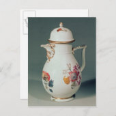 マイセンコーヒーポット、c.1740-50 ポストカード (正面/裏面)