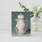 マイセンコーヒーポット、c.1740-50 ポストカード (スタンド正面)