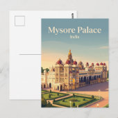 マイソール宮殿 インド ポストカード (正面/裏面)