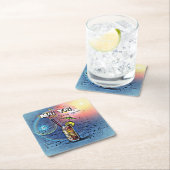 マイタイカクテル(12#4ドリンクレシピセット) スクエアペーパーコースター (インサイチュ)