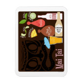 マイタイティキバーカクテル マグネット (縦)