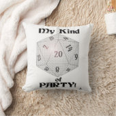 マイタイプのパーティーおもしろいサイコロゲーマーエピックスタイル クッション (ブランケット)