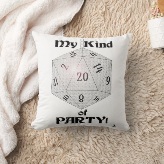 マイタイプのパーティーおもしろいサイコロゲーマーエピックスタイル クッション (ブランケット)