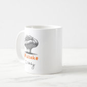 マイタケイット簡単マッシュルームマグ コーヒーマグカップ (正面左)