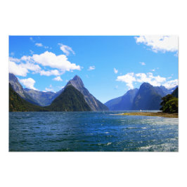 マイタピーク，ミルフォードサウンド，ニュージーランド フォトプリント           