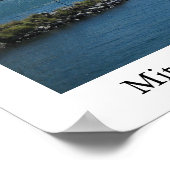 マイタピーク,ミルフォードサウンド,ニュージーランド ポスター (角)