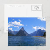 マイタピーク、ミルフォードサウンド、NZポストカード ポストカード (正面/裏面)