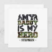 マイダディは私のヒーローである – カモフラージュレタリング (正面/裏面)