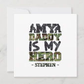 マイダディは私のヒーローである – カモフラージュレタリング (正面)