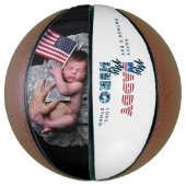 マイダディーマイヒーロー軍隊引用文フォトファーザーの日 バスケットボール (縦)