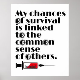 マイチャンス・オブ・サバイバル引用文 ポスター