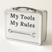 マイツール、ルールツールボックス メタルランチボックス (裏面)