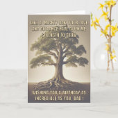 マイティオークの誕生日カードのようにパパ カード (黄色い花)