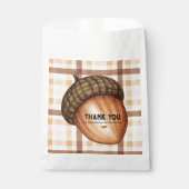 マイティオークスブラウンプライド秋アコーンベイビーシャワー フェイバーバッグ (正面)