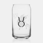 マイティタウルスザブル〔占星術の〕十二宮図モノグラム ガラス缶 (裏面)