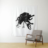 マイティタウロスザブル〔占星術の〕十二宮図 タペストリー (インサイチュ)