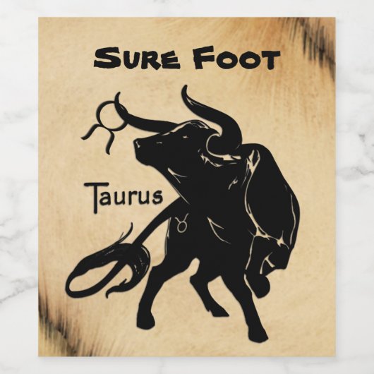 マイティタウロスザブル〔占星術の〕十二宮図 ワインラベル (シングルラベル)