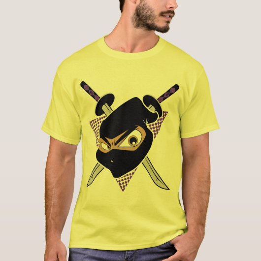 マイティニンジャイエロー Tシャツ (正面)